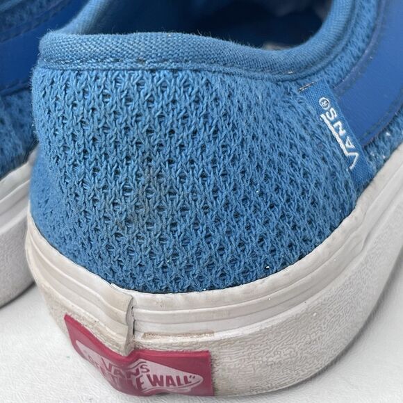 Vans Positive Vibes Warriors Blue Mesh Ultracush Skate Shoes Womens Size 7.5 - Picture 5 of 16